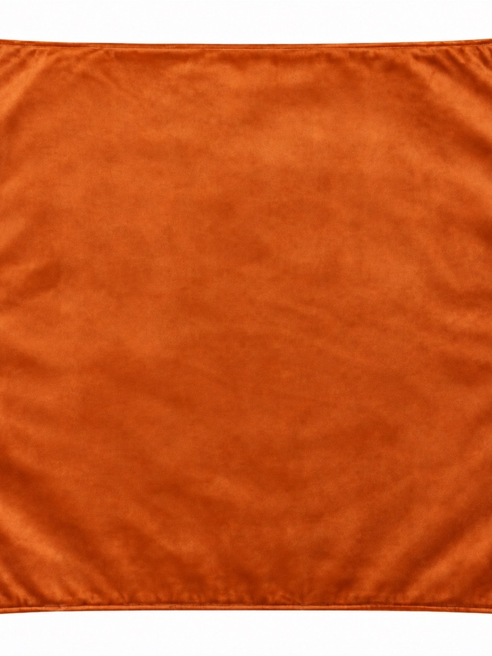 Homey Cozy Set of 3 Luxury 23” x 23” Burnt Orange Damask Pillow Covers - Picture 8 of 9